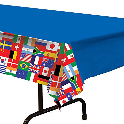 International Flag Tablecover Party Accessory (1 count) (1/Pkg)