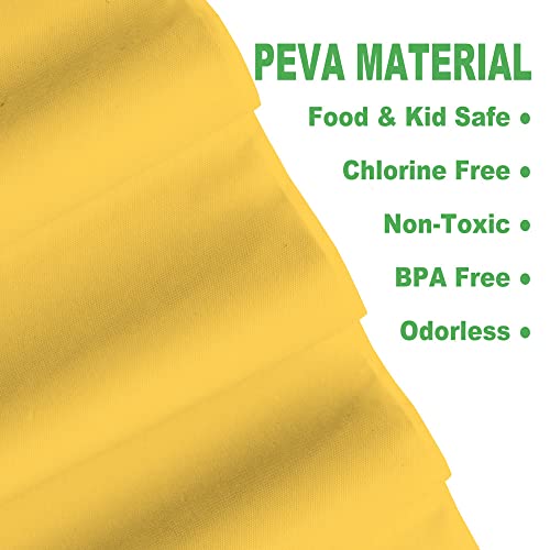 Plastic Yellow Tablecloths 3 Pack Disposable Table Covers 54 in. x 108 in. Table Cloths Bridal Shower Party Tablecovers for Parties Engagements Weddings Festivals, Fits 6 to 8 Foot Rectangle Tables