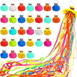 30 pieces throw streamers party paper no mess party streamers for birthday wedding graduation party favors shows (colorful)