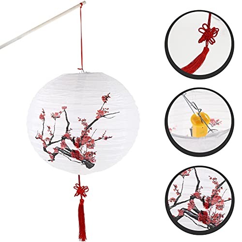 BESTOYARD ser of 8 Chinese Paper Lanterns Japanese Lanterns lamp Japanese Lanterns Outdoor Chinese Lanterns to Release in Sky with Light for