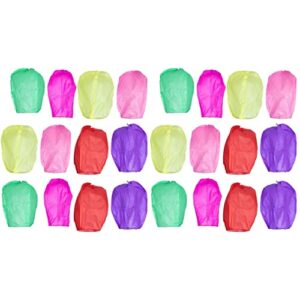 yarnow 24pcs floating colored memorial blessing and to multicolored release fashion wedding lanterns lantern traditional party celebration in festival garden wishing ornament new