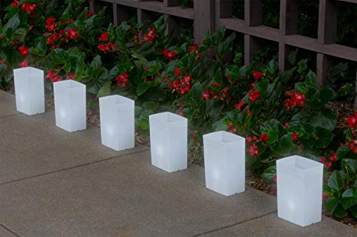 Set of 12 White Luminaries