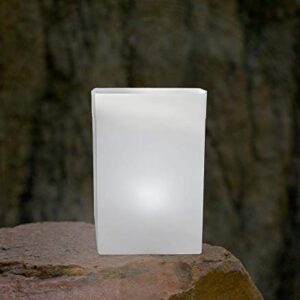 Set of 12 White Luminaries