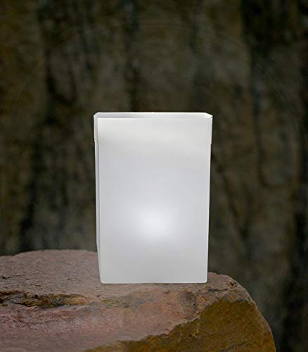 Set of 12 White Luminaries