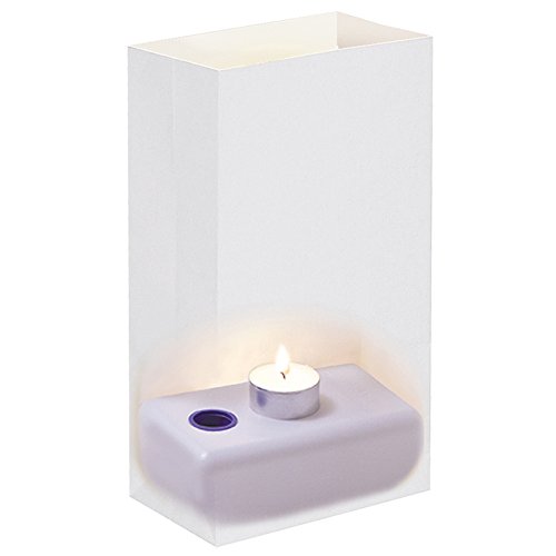 LumaBase Weighted Candleholder for Luminarias - Set of 24