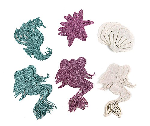 Mermaid Seashell Banner Garland Party Supplies for Kid Birthday Party Decoration