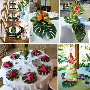 Hawaiian Party Decorations, Luau Birthday Party Decorations with Tropical Birthday Banner Palm Leaves Hibiscus Flowers Paper Pineapples Flamingo and Pineapple Garland for Summer Beach Moana Party