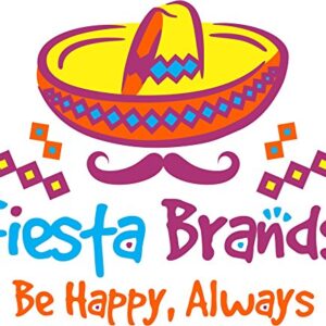 Fiesta Brands 50 Panel Pack. Mexican Papel Picado Banner.Colores de Primavera.Over 75 feet Long for Maximum Coverage. Vibrant Colors Tissue Paper. Medium Size Panels. Multicolored Flowers Design