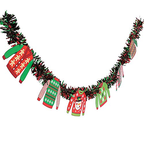 UGLY SWEATER GARLAND - Party Decor - 1 Piece