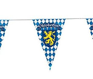 Oktoberfest Pennant Banner | 100 Feet and 2 Wall or Doorway Pennants Oktoberfest Set