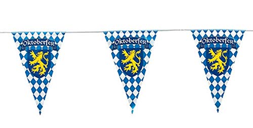 Oktoberfest Pennant Banner | 100 Feet and 2 Wall or Doorway Pennants Oktoberfest Set