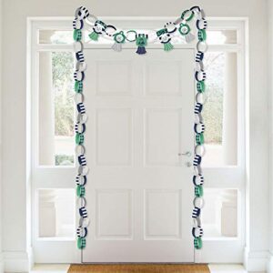 Big Dot of Happiness Par-Tee Time - Golf - 90 Chain Links and 30 Paper Tassels Decoration Kit - Birthday or Retirement Party Paper Chains Garland - 21 feet