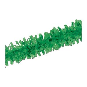 beistle 25′ green tissue festooning