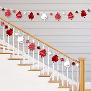 Big Dot of Happiness Canada Day - Canadian Party DIY Decorations - Clothespin Garland Banner - 44 Pieces