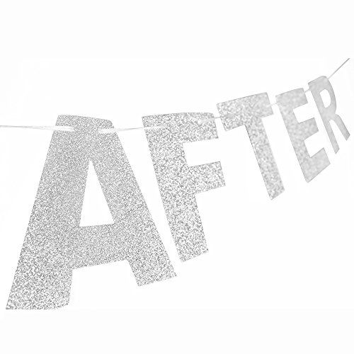 Happily Ever After Silver Glitter Theme Bunting Banner For Wedding Decor Bunting Photo Props Signs Garland Bridal Shower Party Creative Decorations.