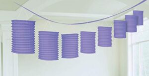 accordion style paper lantern garlands | new purple | party decor