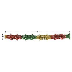 Beistle Multi-Color Metallic Garland