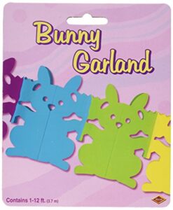 bunny garland party accessory (1 count) (1/pkg)