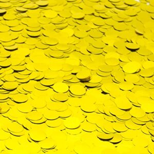 gold confetti 10mm paper confetti party or wedding decoration pack of 3000 pieces