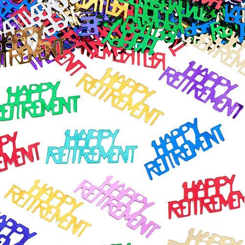 Happy Retirement Fanci-Fetti (multi-color) Party Accessory (1 count) (.5 Oz/Pkg)