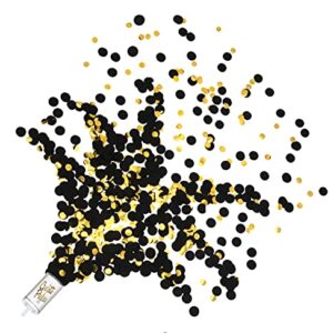 Beistle, Black/Gold Confetti Push Ups, 6.75"