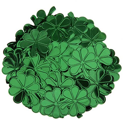 Shimmering Shamrock Confetti for St. Patrick's Day - Party Decor, Accent, and Embellishment - 2.5 Oz Bag