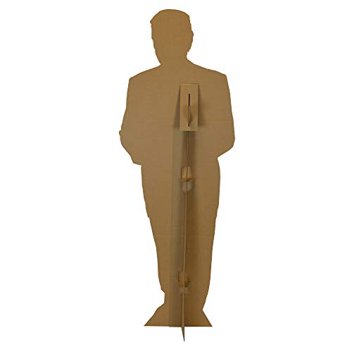 Lifesize Donald Trump Cardboard Cutout, Perfect for Parties, Events, and Photoshoots | Stands on its own and folds flat for easy storage | 6’ 3” tall, just like the President of the United States(DT1)