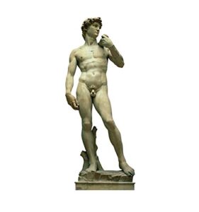 advanced graphics statue of david life size cardboard cutout standup – italy party theme