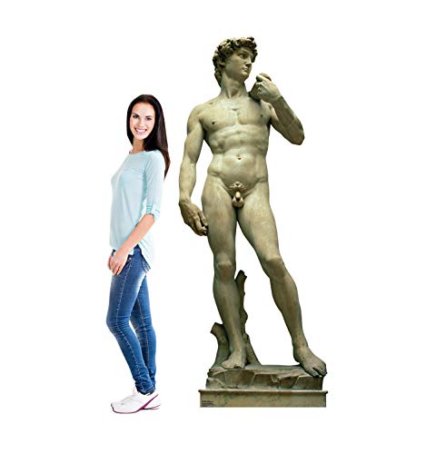 Advanced Graphics Statue of David Life Size Cardboard Cutout Standup - Italy Party Theme