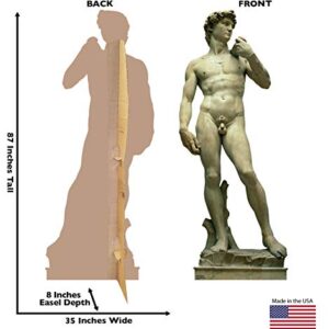 Advanced Graphics Statue of David Life Size Cardboard Cutout Standup - Italy Party Theme