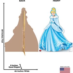 Advanced Graphics Cardboard People Holiday Cinderella Life Size Cardboard Cutout Standup - Disney Holiday Collection