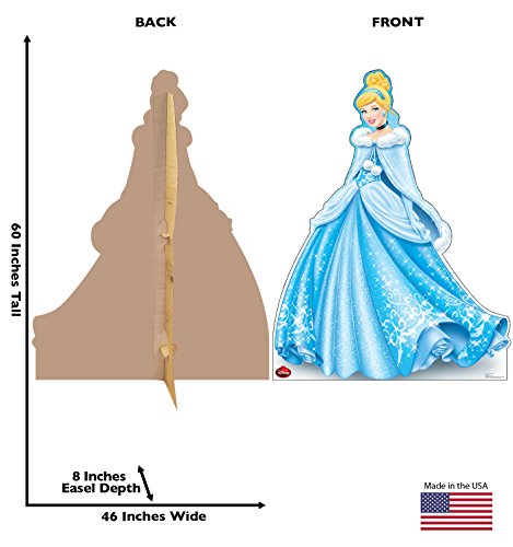 Advanced Graphics Cardboard People Holiday Cinderella Life Size Cardboard Cutout Standup - Disney Holiday Collection