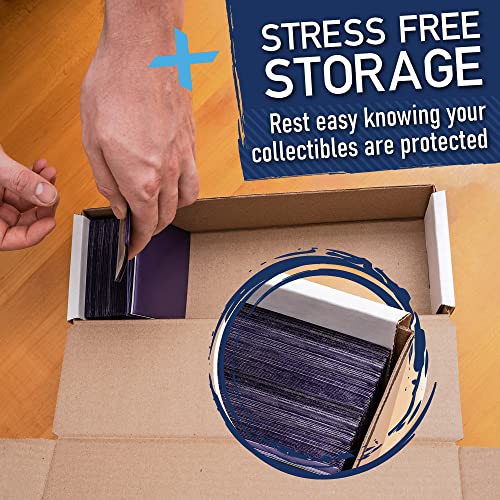 Invested Alliance Trading Card Storage Box | Baseball Card Storage Box Holds 675 Cards/Box. Sports Card Storage Boxes. Card Boxes For All Sports Cards, MTG, TCG. Cardboard Card Storage Box (10 Pack)