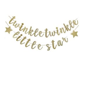 twinkle twinkle little star banner, baby shower party sign, baby girl’s/boy’s birthday party decorations