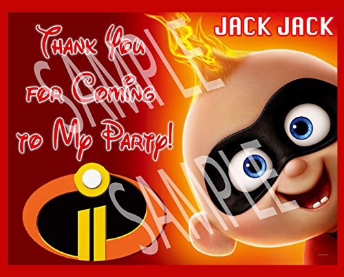 Baby Jack Jack The Incredibles 2 Banner Large Vinyl Indoor or Outdoor Banner Sign Poster Backdrop, party favor decoration, 30" x 24", 2.5' x 2', , Elastigirl, Violet, Dash