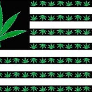 Home and Holiday Flags Marijuana Leaf USA Flag Flag Pot Party Banner Hippie Pennant Dorm Room Sign 3x5