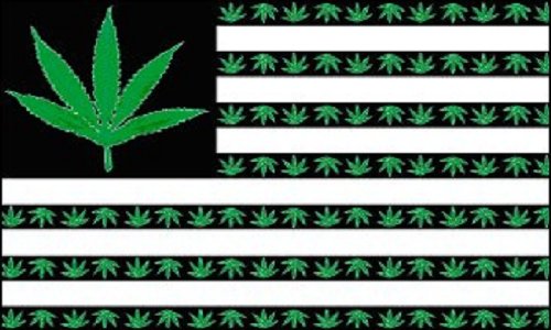 Home and Holiday Flags Marijuana Leaf USA Flag Flag Pot Party Banner Hippie Pennant Dorm Room Sign 3x5