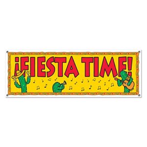 fiesta sign banner party accessory (1 count) (1/pkg)