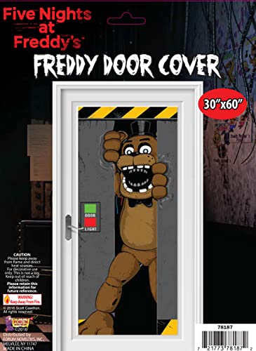 Forum Novelties Five Nights at Freddy's Door Cover, 30" x 60", As Shown