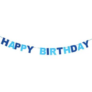happy birthday bunting garland banner pennant flags party home hanging decor