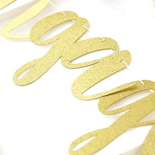 We're Engaged Banner - Engagement Party Decorations,Engagement Party Ideas,Engagement Party Decor Sign,Engagement Banner Gold