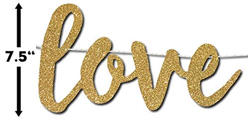 Love is Sweet Banner - Decoration Sign For Dessert Table, Engagement, Wedding, Anniversary, Valentine's Day Party, Bridal Showers