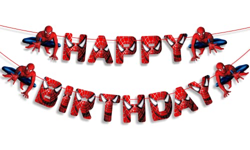 Seyal® Spider Happy Birthday Banner