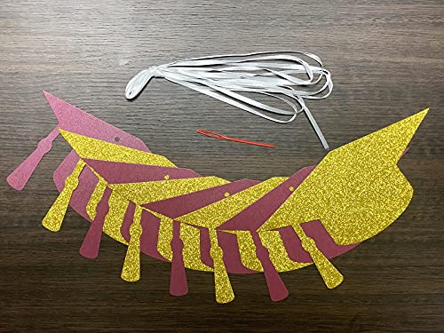 Graduation Decorations Maroon Gold 2023 Maroon Grad 4pcs Graduation Hat Banner Garlands Glitter Burgundy Gold for FSU Graduation Party Supplies 2023