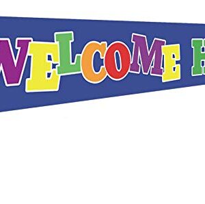 Extra Large Welcome Home Banner,Welcome Home Bunting Banner,Homecoming Deployment Return Party Sign - 9.8 x 1.6 Feet