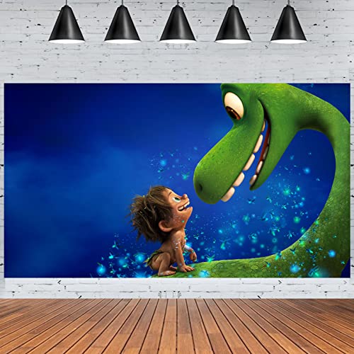 The Good Dinosaur Party Supplies, The Good Dinosaur Happy Birthday Backdrop, The Good Dinosaur Banner Party Decorations for Indoor Outdoor Wedding Photo Wall Hanging