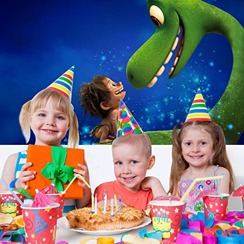 The Good Dinosaur Party Supplies, The Good Dinosaur Happy Birthday Backdrop, The Good Dinosaur Banner Party Decorations for Indoor Outdoor Wedding Photo Wall Hanging