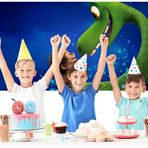 The Good Dinosaur Party Supplies, The Good Dinosaur Happy Birthday Backdrop, The Good Dinosaur Banner Party Decorations for Indoor Outdoor Wedding Photo Wall Hanging