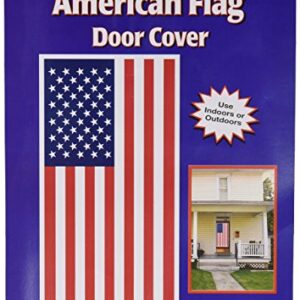 Beistle American Flag Door Cover, 30 by 5-Feet,Red/White/Blue