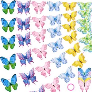 gueevin 60 pcs 50 ft butterfly garland butterfly banner butterfly party decorations tea party decoration for tea party fairy party butterfly party wedding baby shower